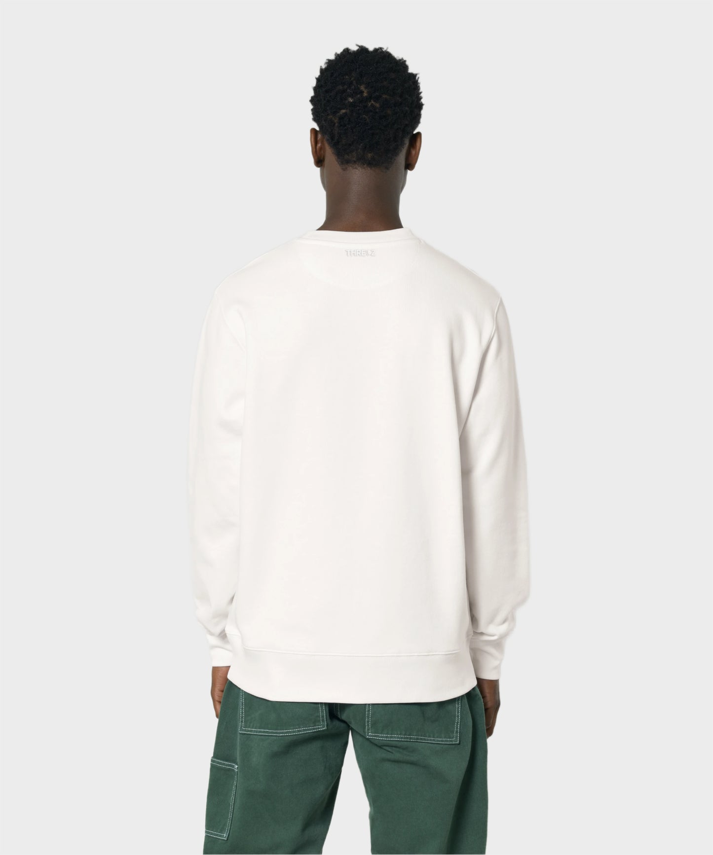 Triple Vista White Classic Sweatshirt