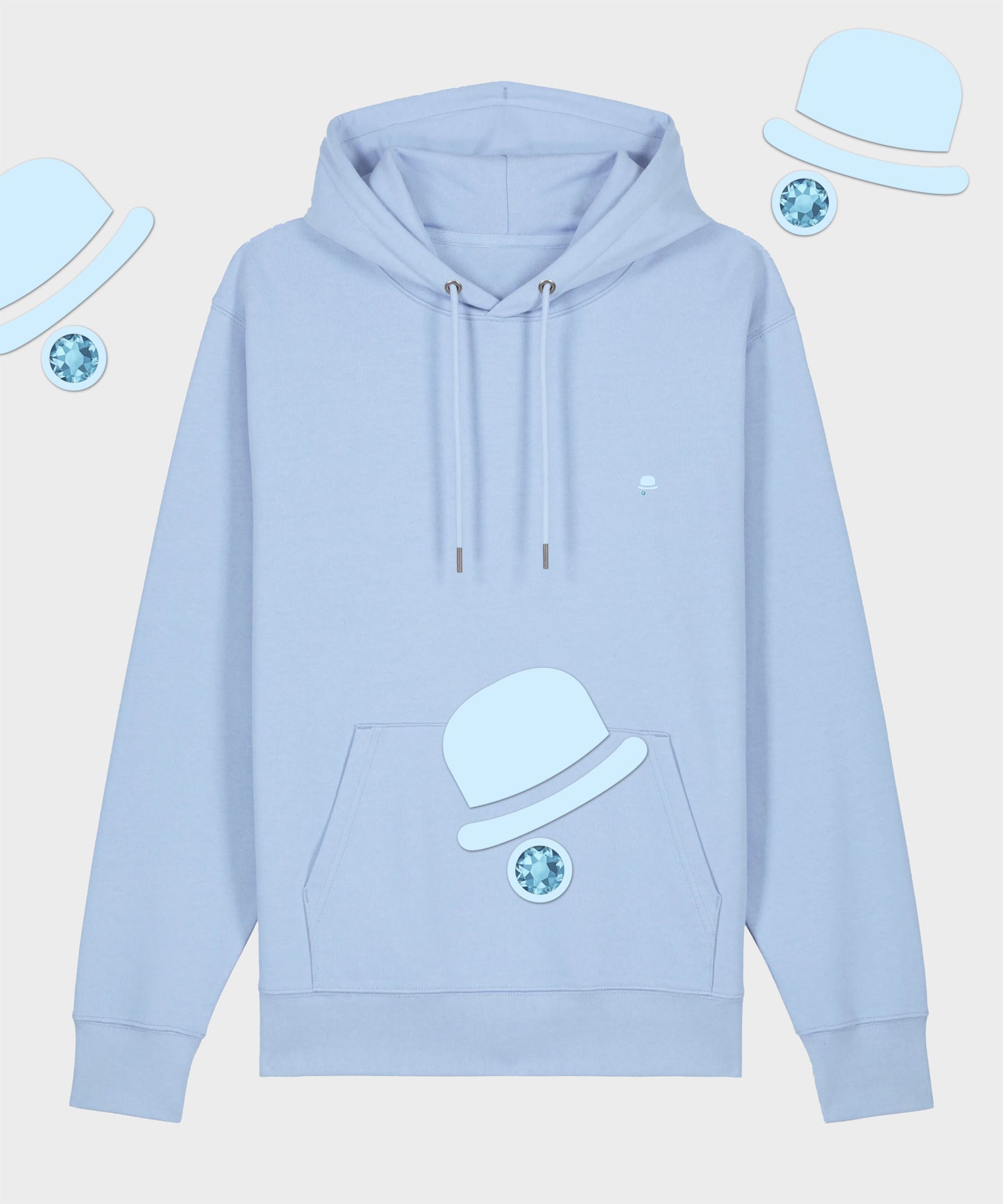 Triple Pal Aqua Classic Hoodie