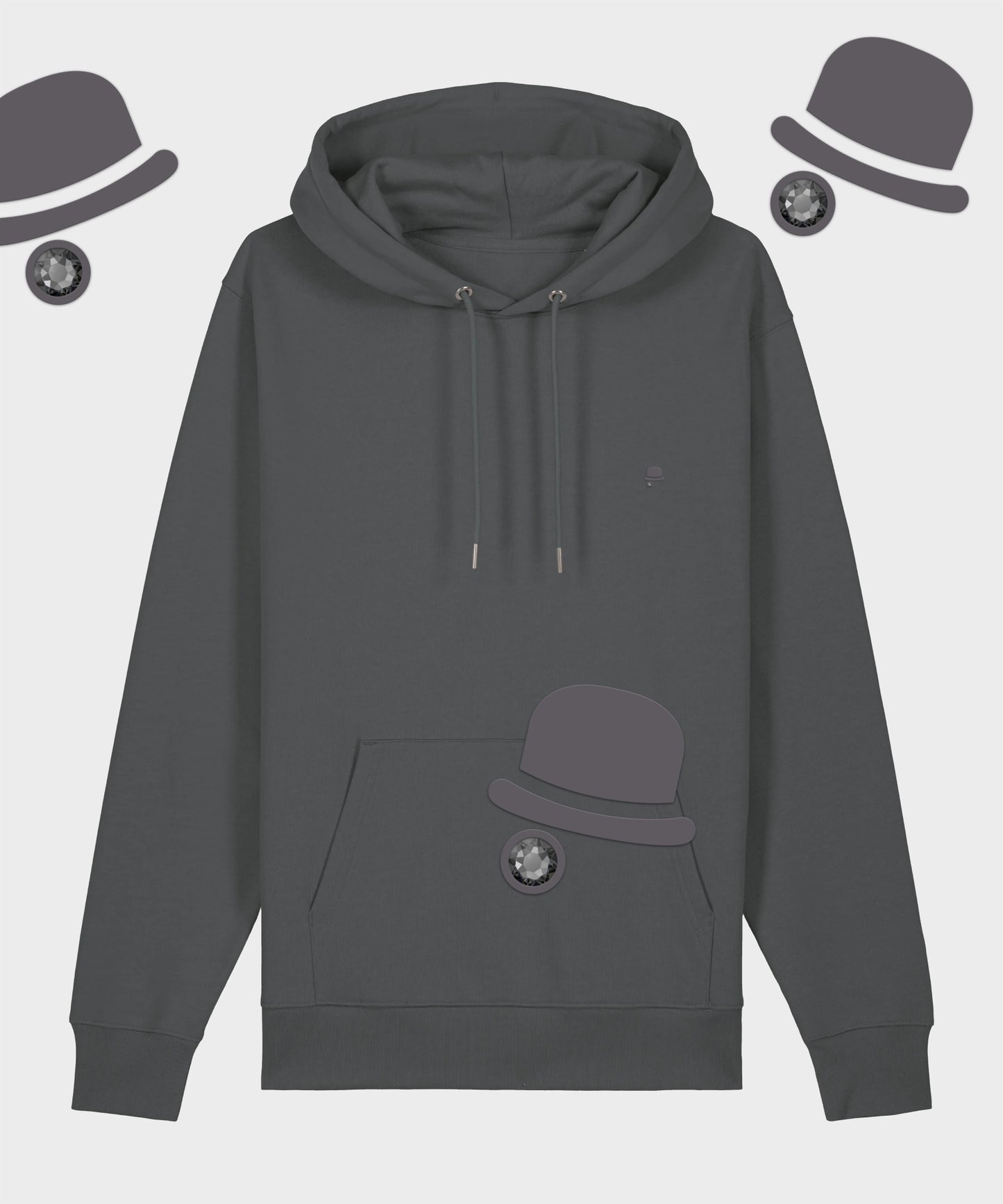 Triple Davy Grey Classic Hoodie