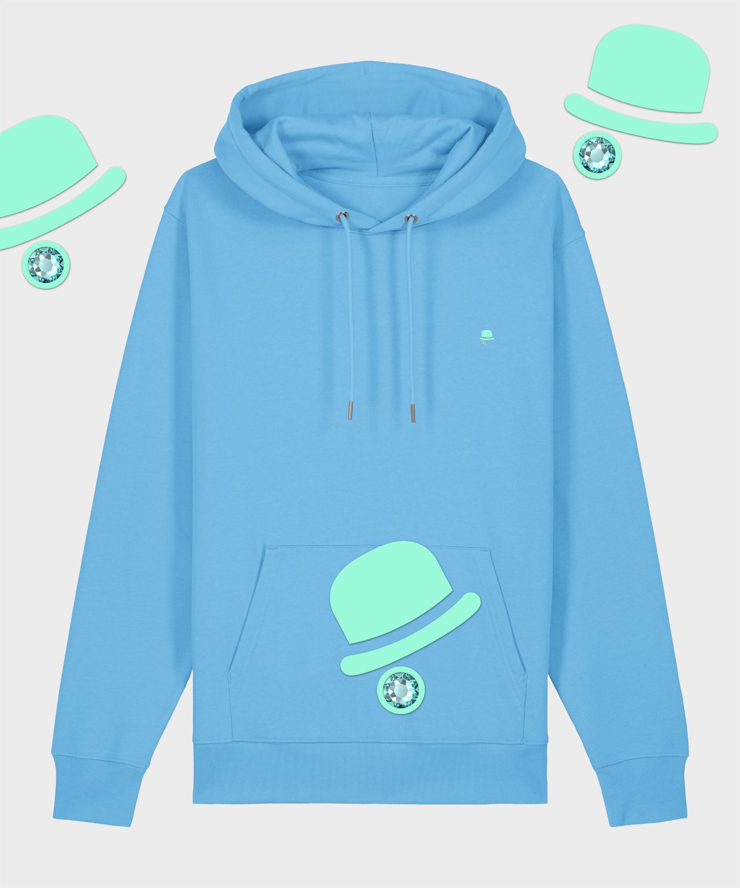 Malibu & Turquoise Classic Hoodie