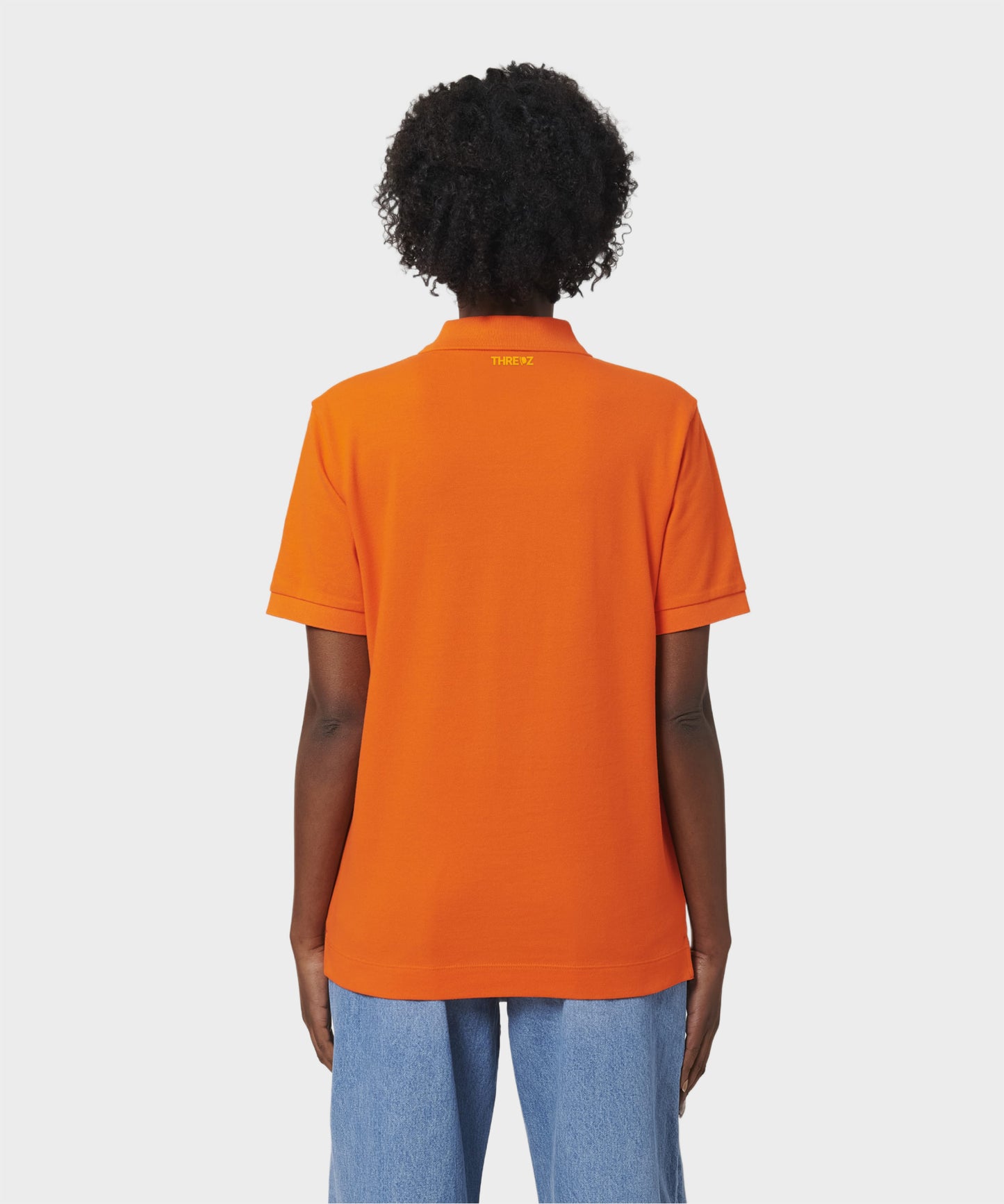 Blaze Orange & Yellow Classic Polo Shirt