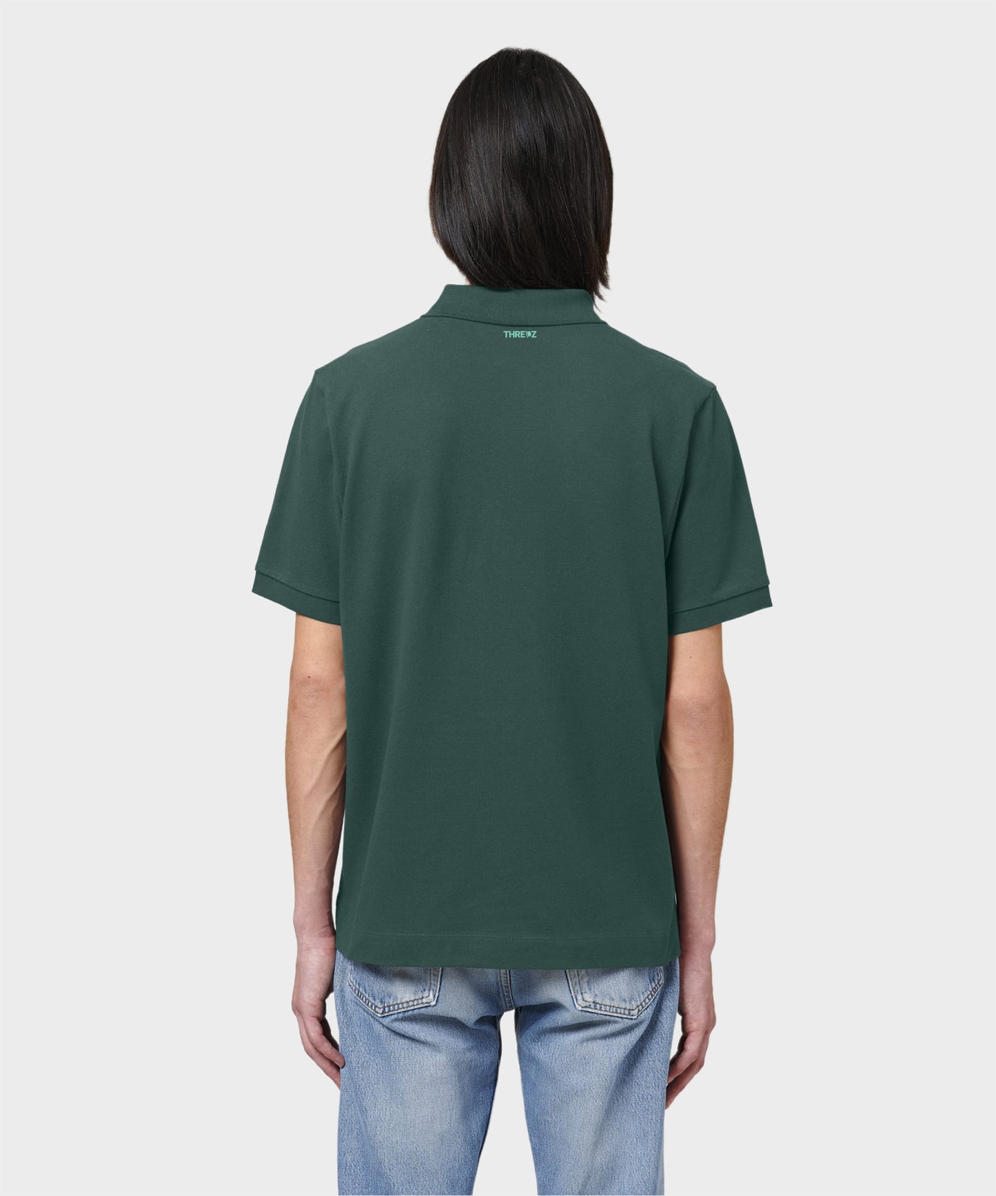 Slate Green & Aqua Classic Polo Shirt