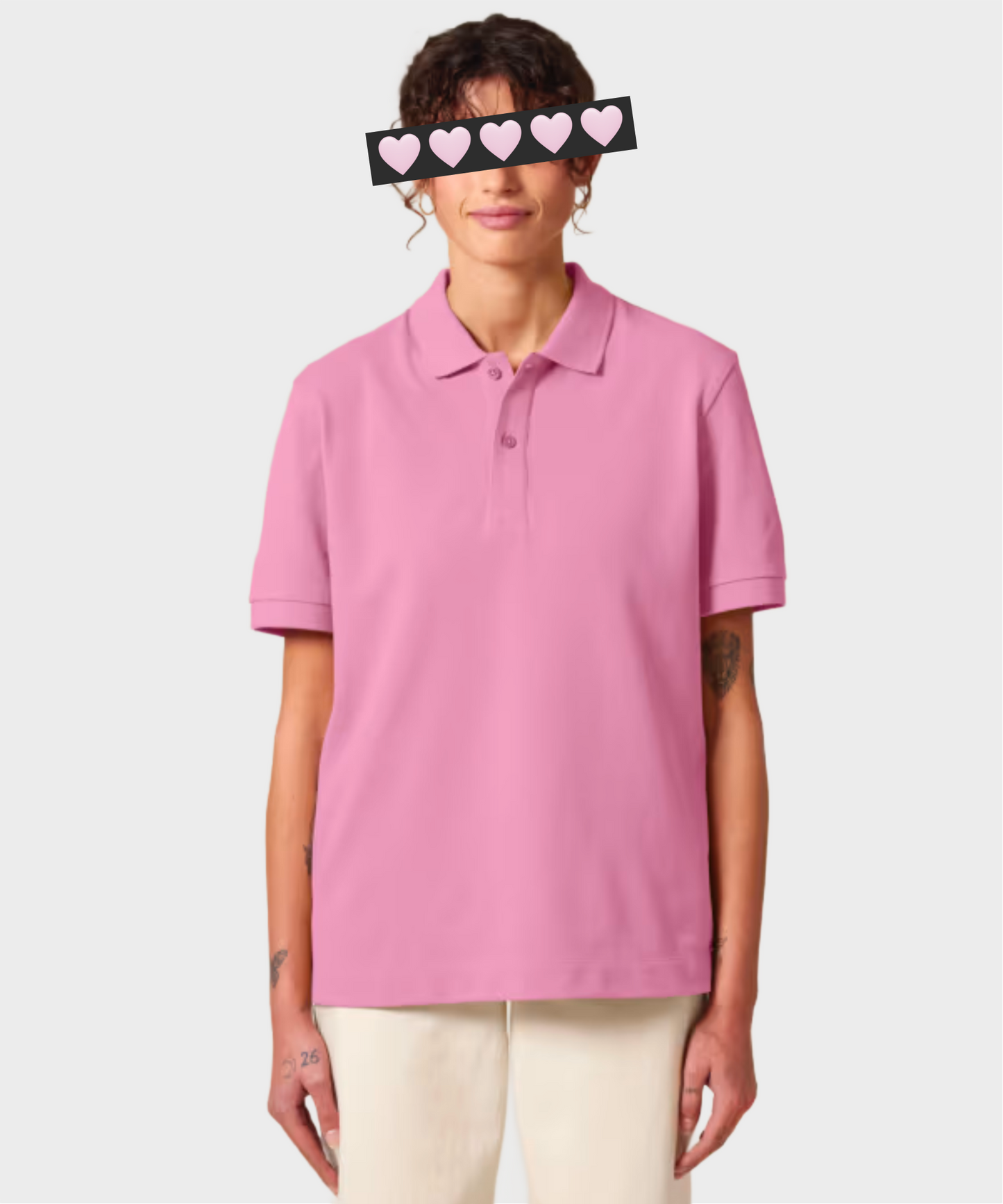 Classic Crystal Logo Polo Shirt Black