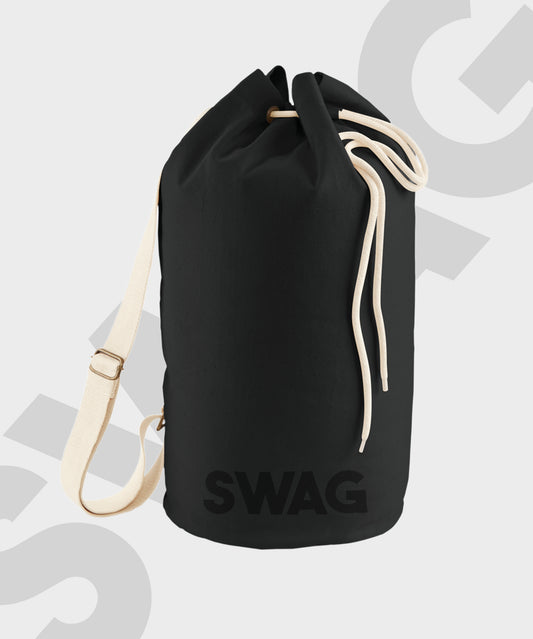 Black Swag Duffel Bag