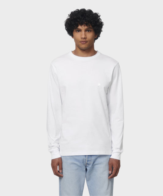 Triple Milk White Long Sleeve T-Shirt