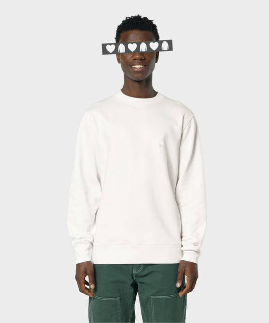 Triple Vista White Classic Sweatshirt