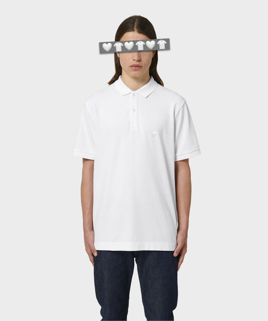 Triple Milk White Classic Polo Shirt