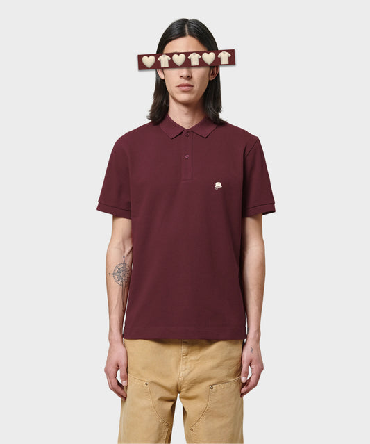 Plum & Nude Classic Polo Shirt