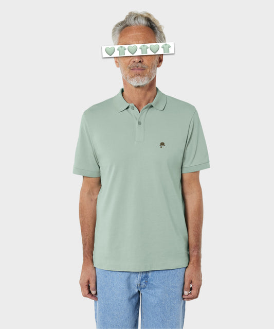 Shadow Green & Khaki Classic Polo Shirt