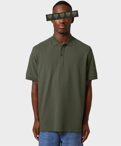Classic Crystal Logo Polo Shirt Black