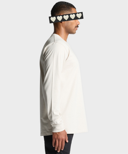 Classic Long Sleeve Crystal Logo T-Shirt Bone