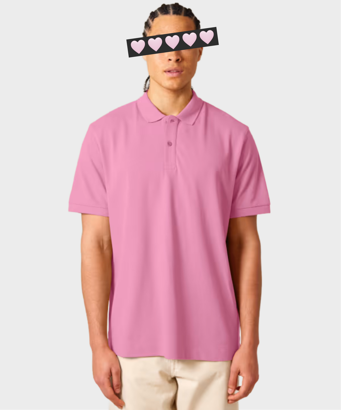 Classic Crystal Logo Polo Shirt Black