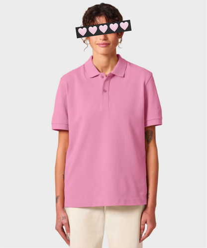 Classic Crystal Logo Polo Shirt Black