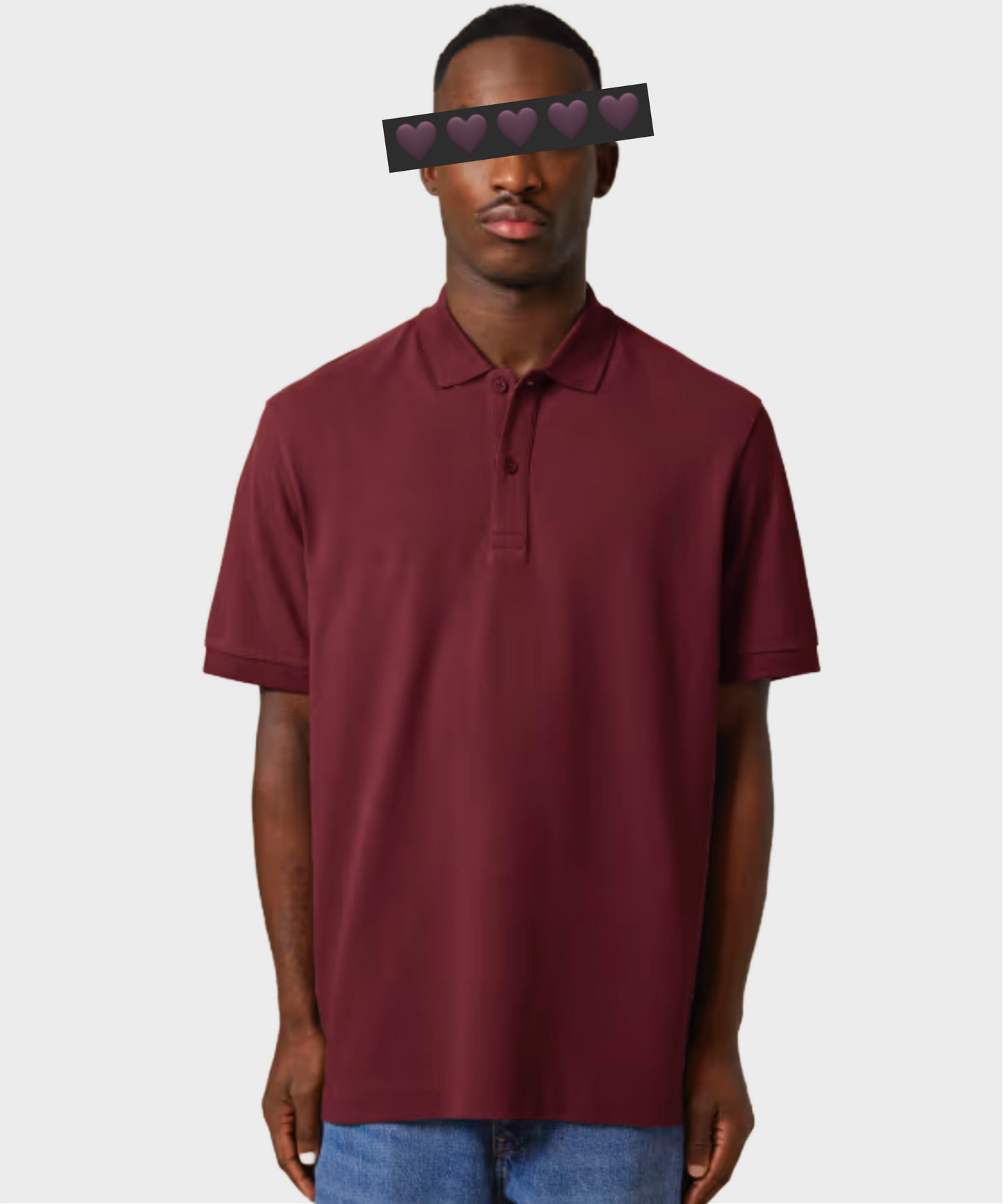 Classic Crystal Logo Polo Shirt Black