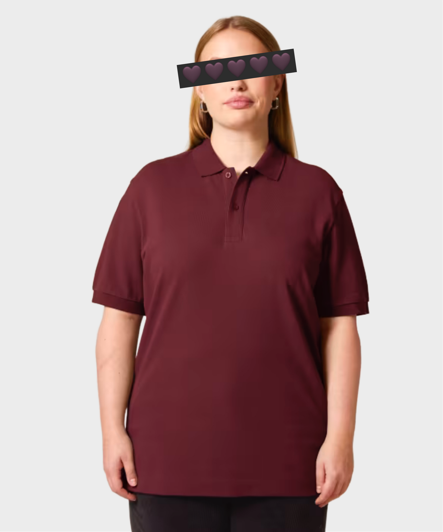 Classic Crystal Logo Polo Shirt Black