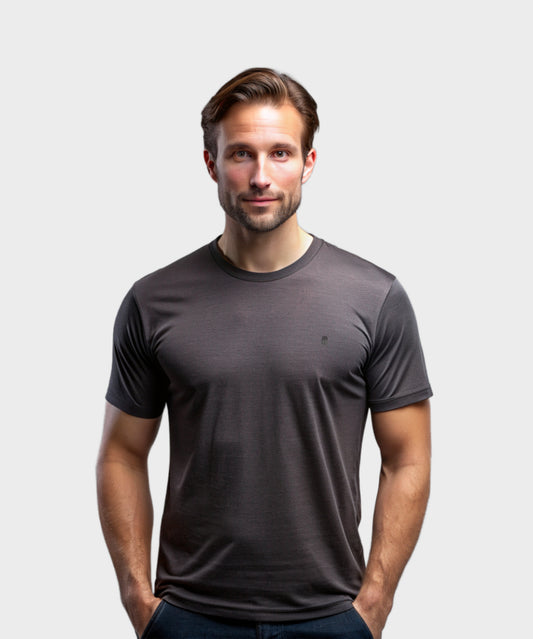 Charcoal Active Crew Neck T-Shirt