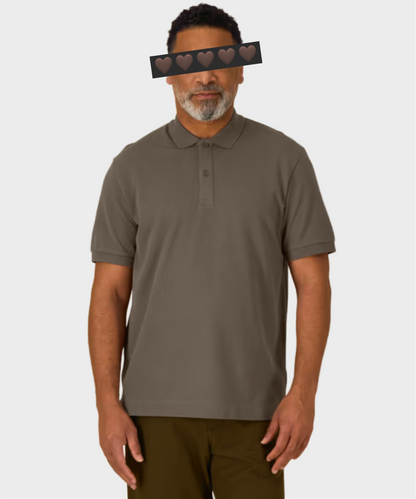Classic Crystal Logo Polo Shirt Black