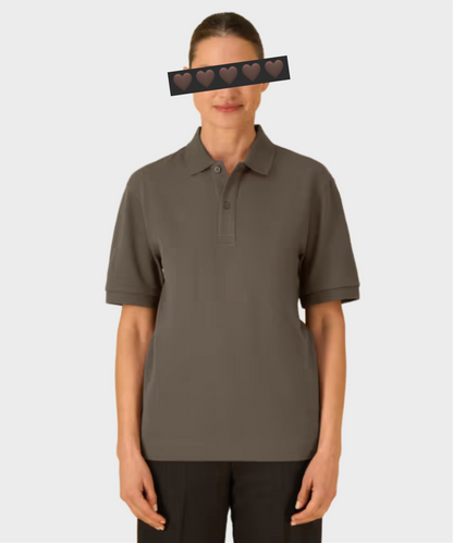 Classic Crystal Logo Polo Shirt Black