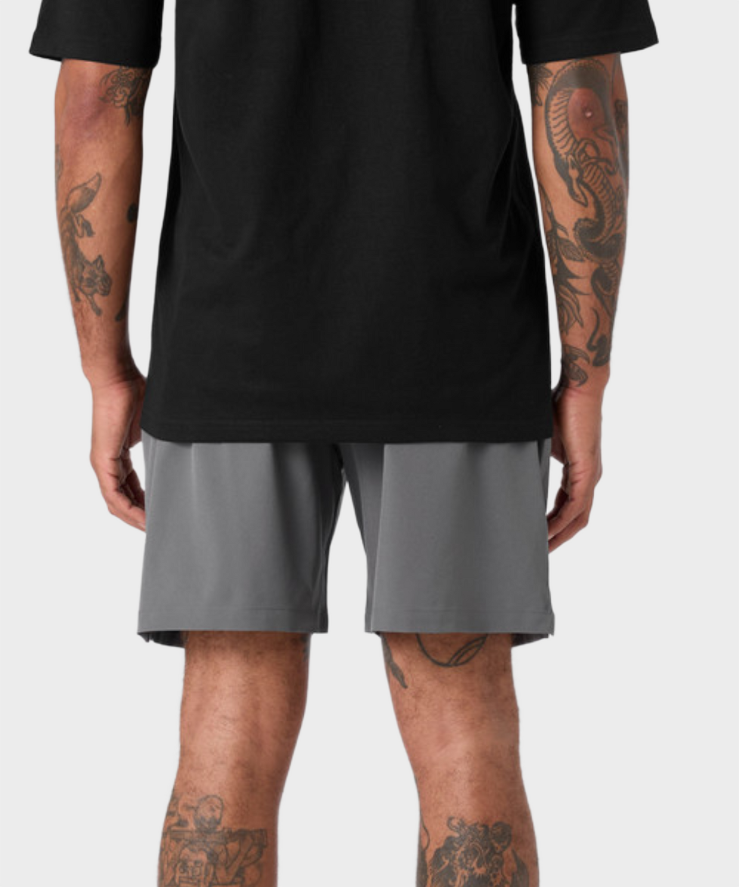 Active Crystal Logo Shorts Cloud Grey