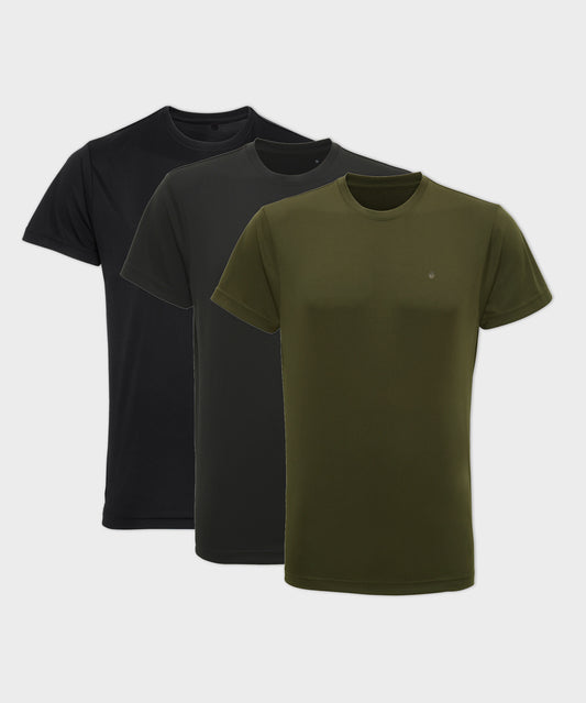 Colour Active Crew Neck T-Shirt 3-Pack