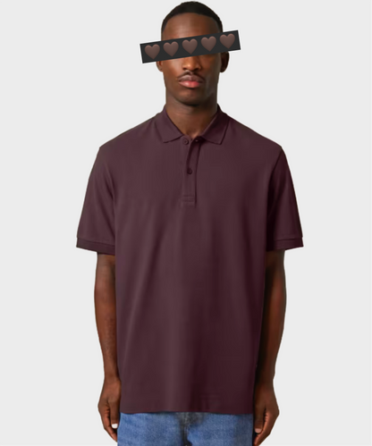 Classic Crystal Logo Polo Shirt Black