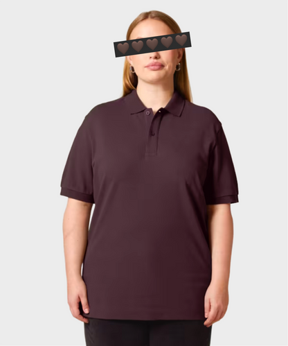 Classic Crystal Logo Polo Shirt Black