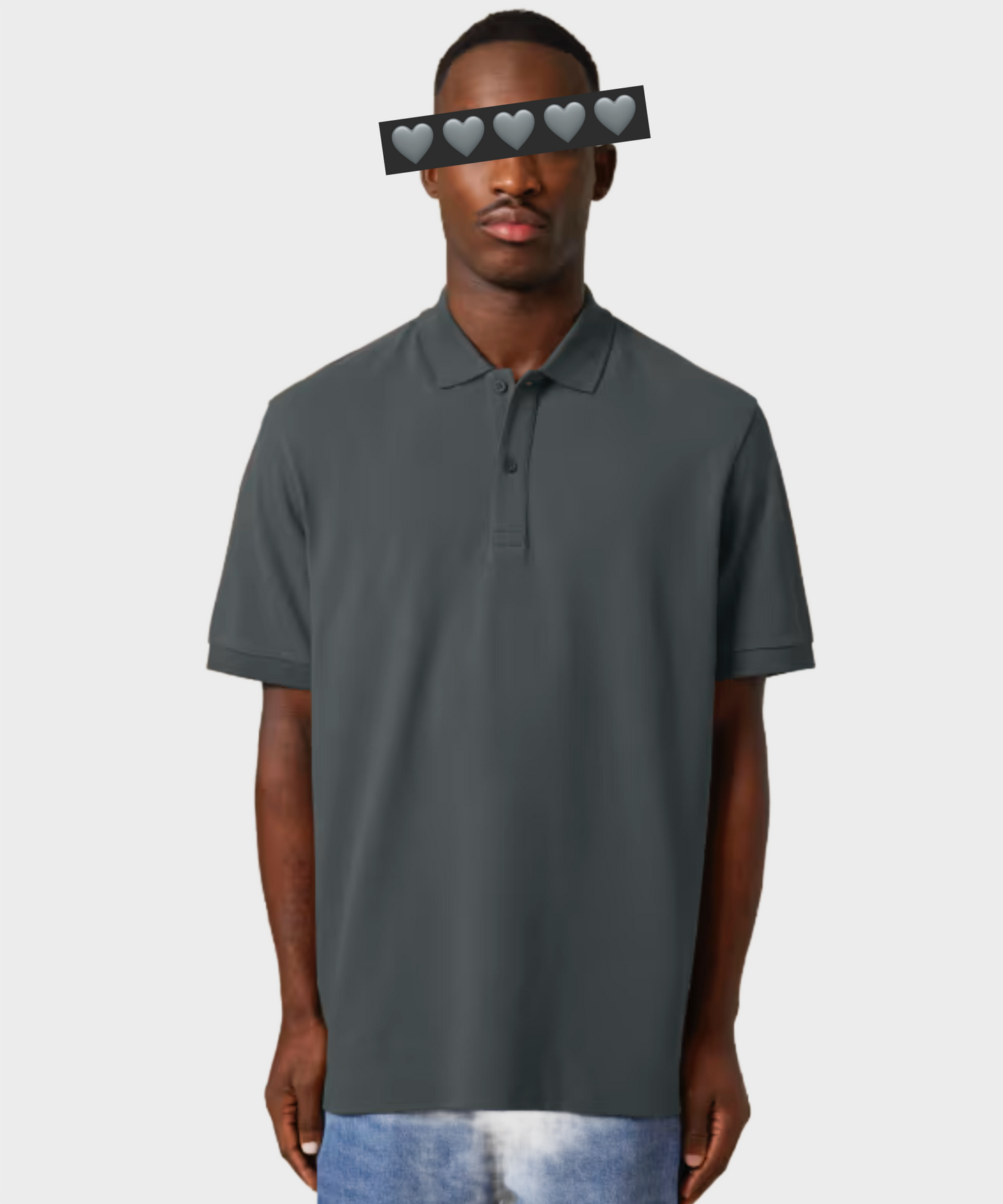 Classic Crystal Logo Polo Shirt Black