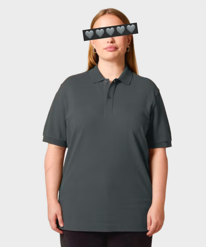 Classic Crystal Logo Polo Shirt Black