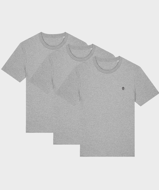Heather Crew Neck T-Shirt 3-Pack
