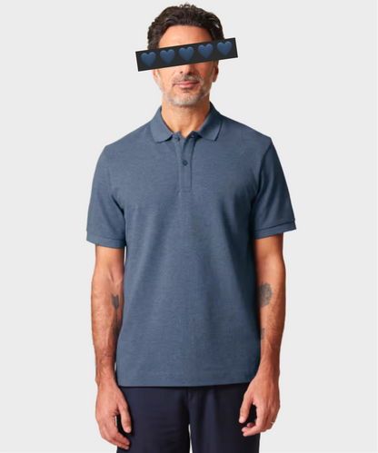 Classic Crystal Logo Polo Shirt Black