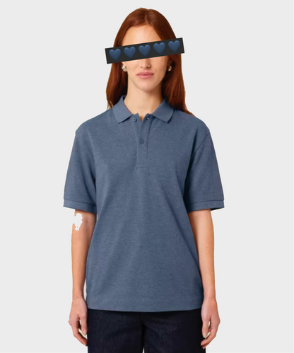 Classic Crystal Logo Polo Shirt Black