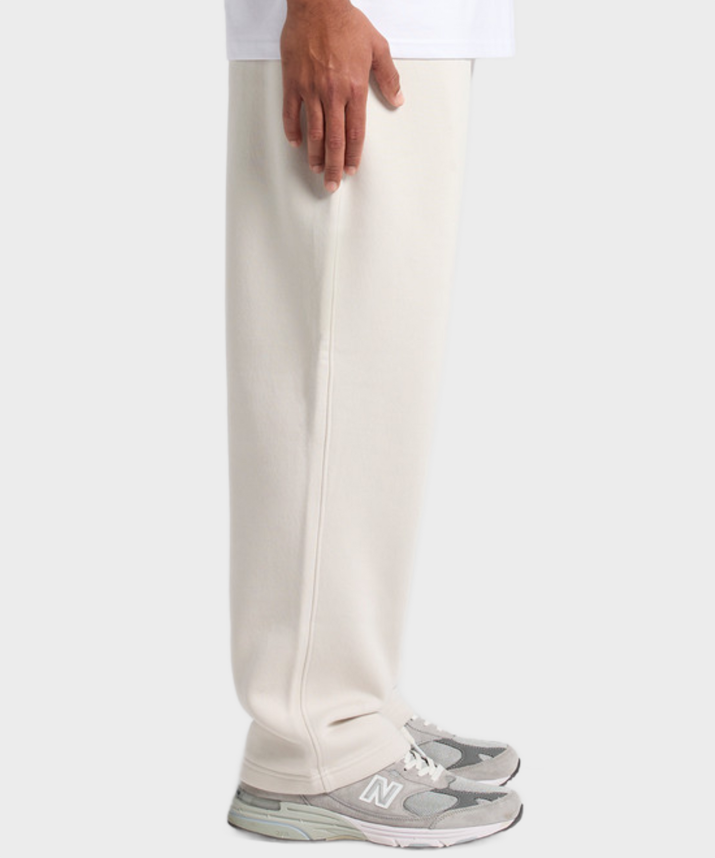 Relaxed Crystal Logo Joggers Ivory