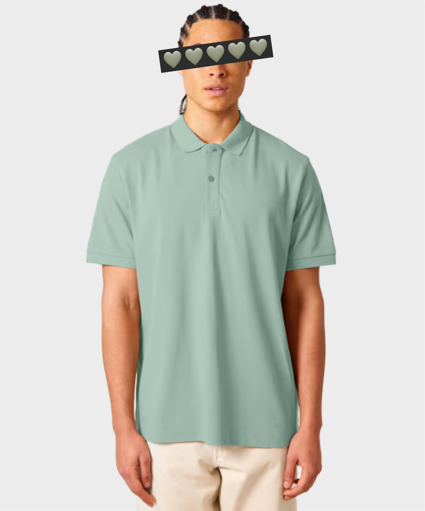 Classic Crystal Logo Polo Shirt Black