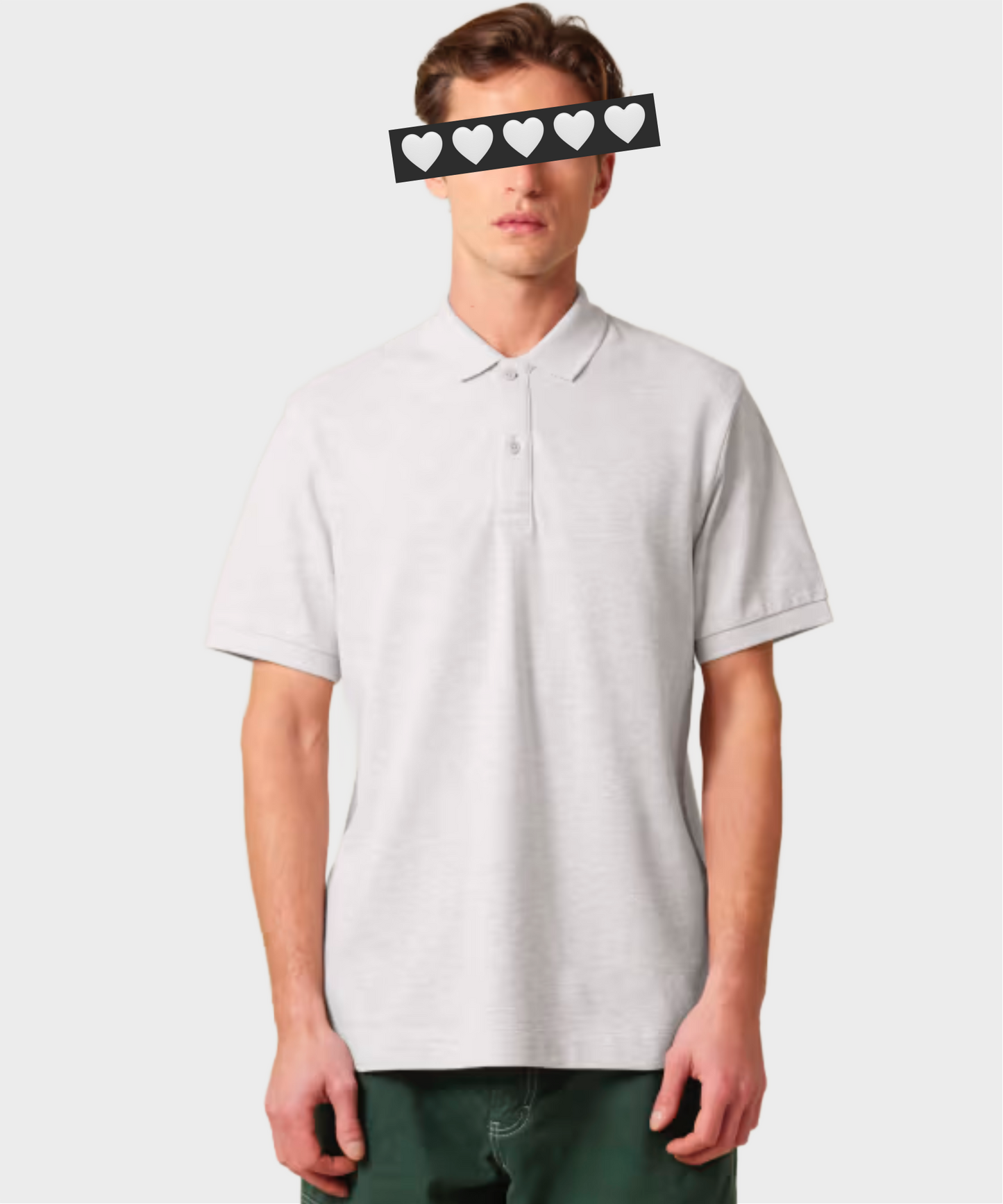 Classic Crystal Logo Polo Shirt Black