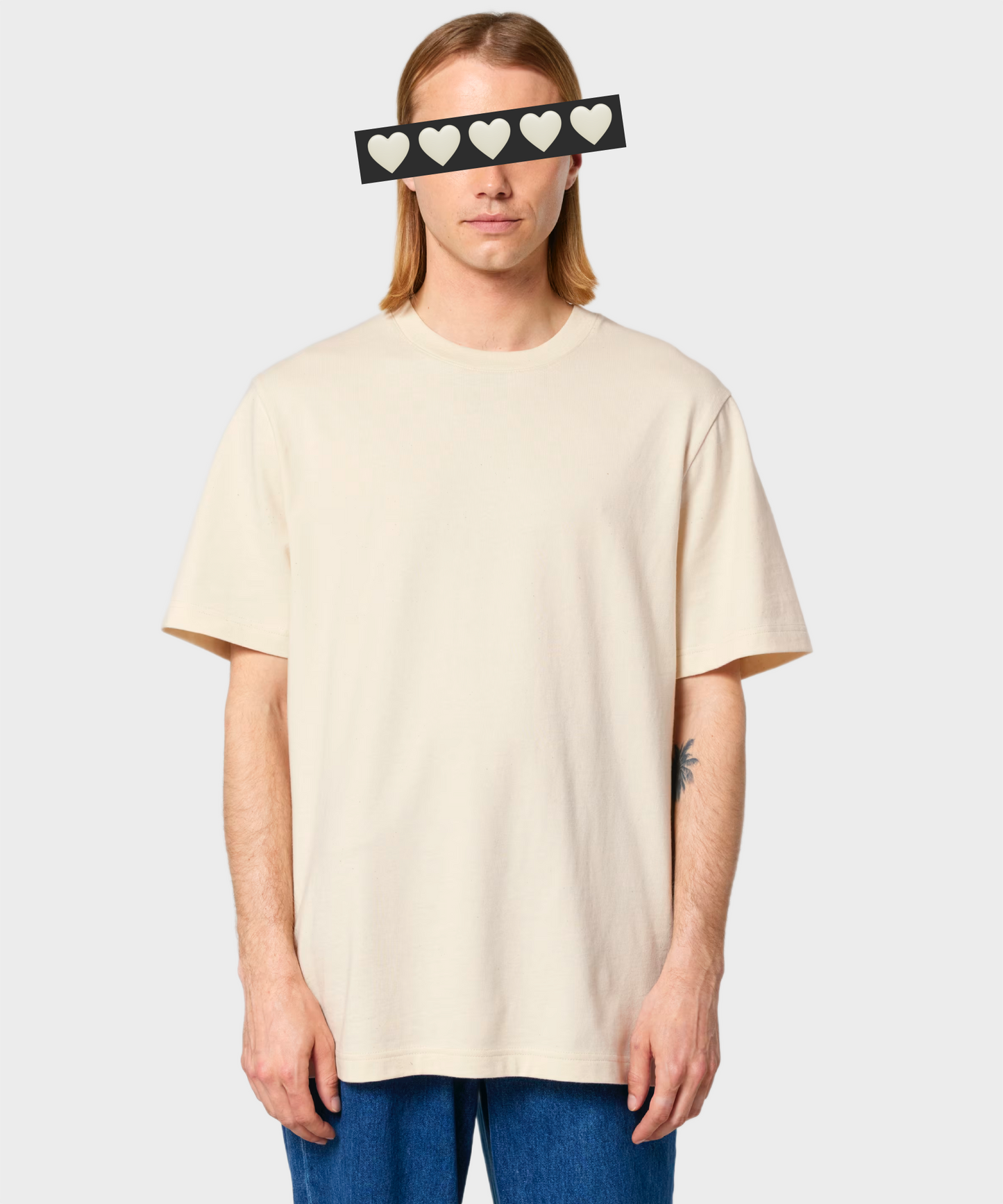 Relaxed Crystal Logo T-Shirt Off White