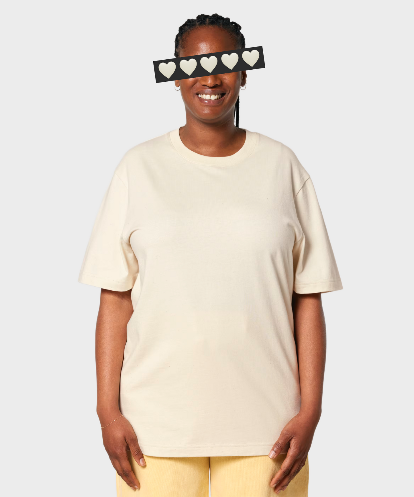 Relaxed Crystal Logo T-Shirt Off White