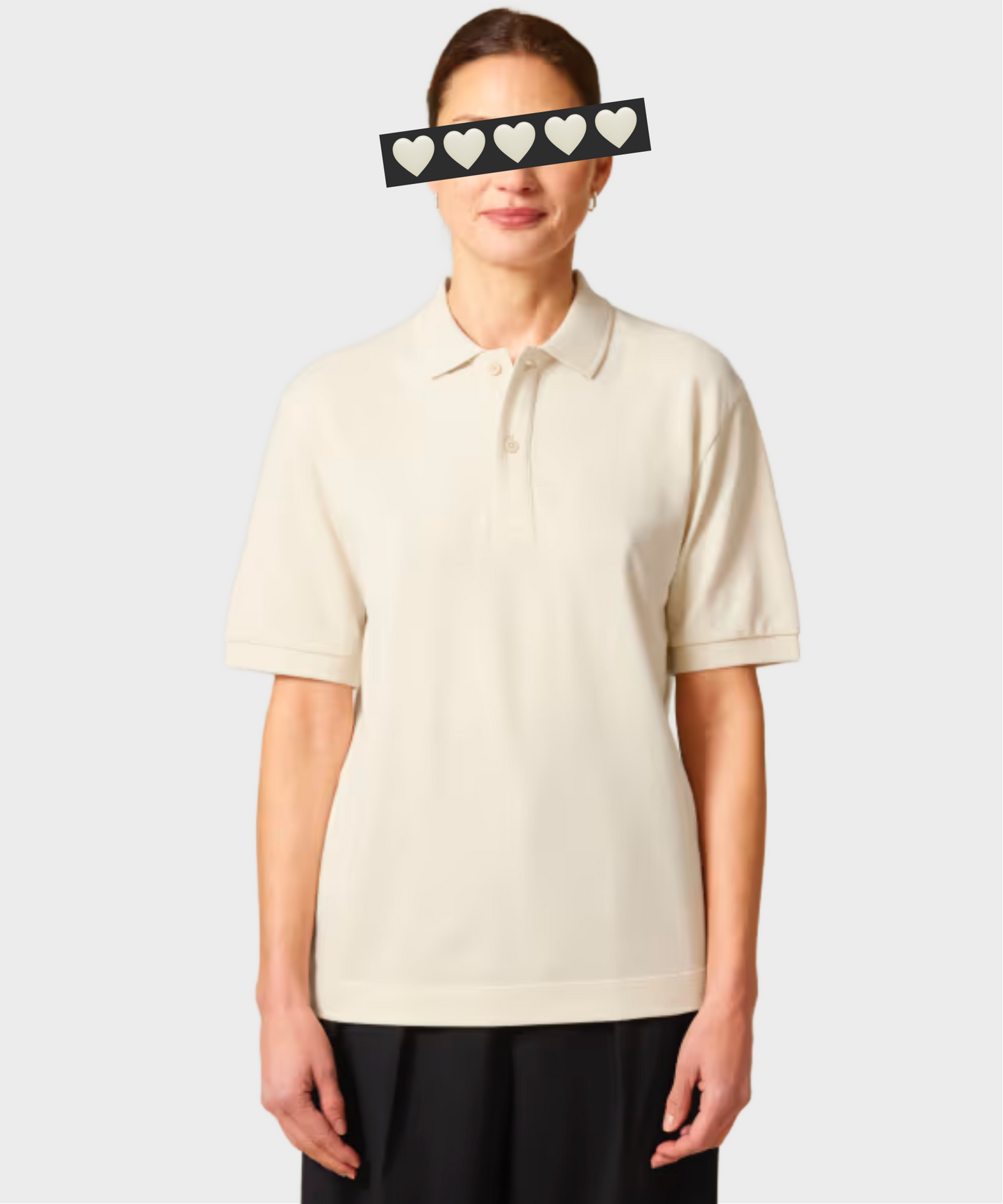 Classic Crystal Logo Polo Shirt Black