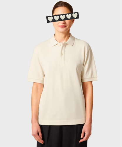 Classic Crystal Logo Polo Shirt Black