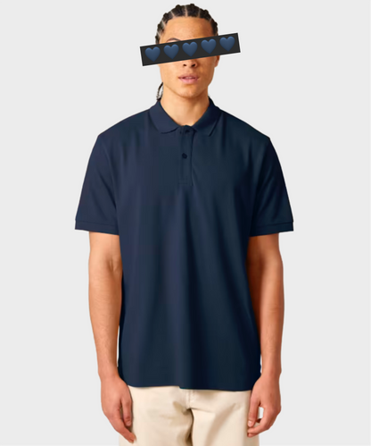 Classic Crystal Logo Polo Shirt Black