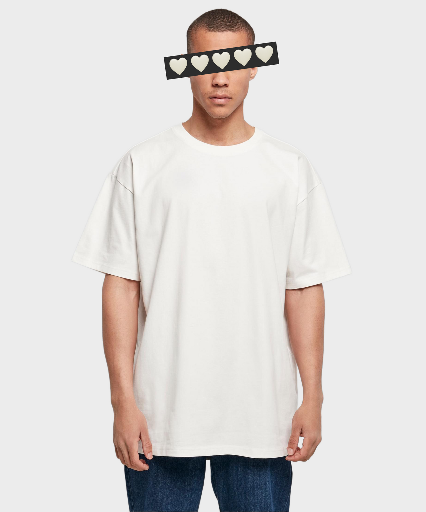 Oversized Crystal Logo T-Shirt Off White