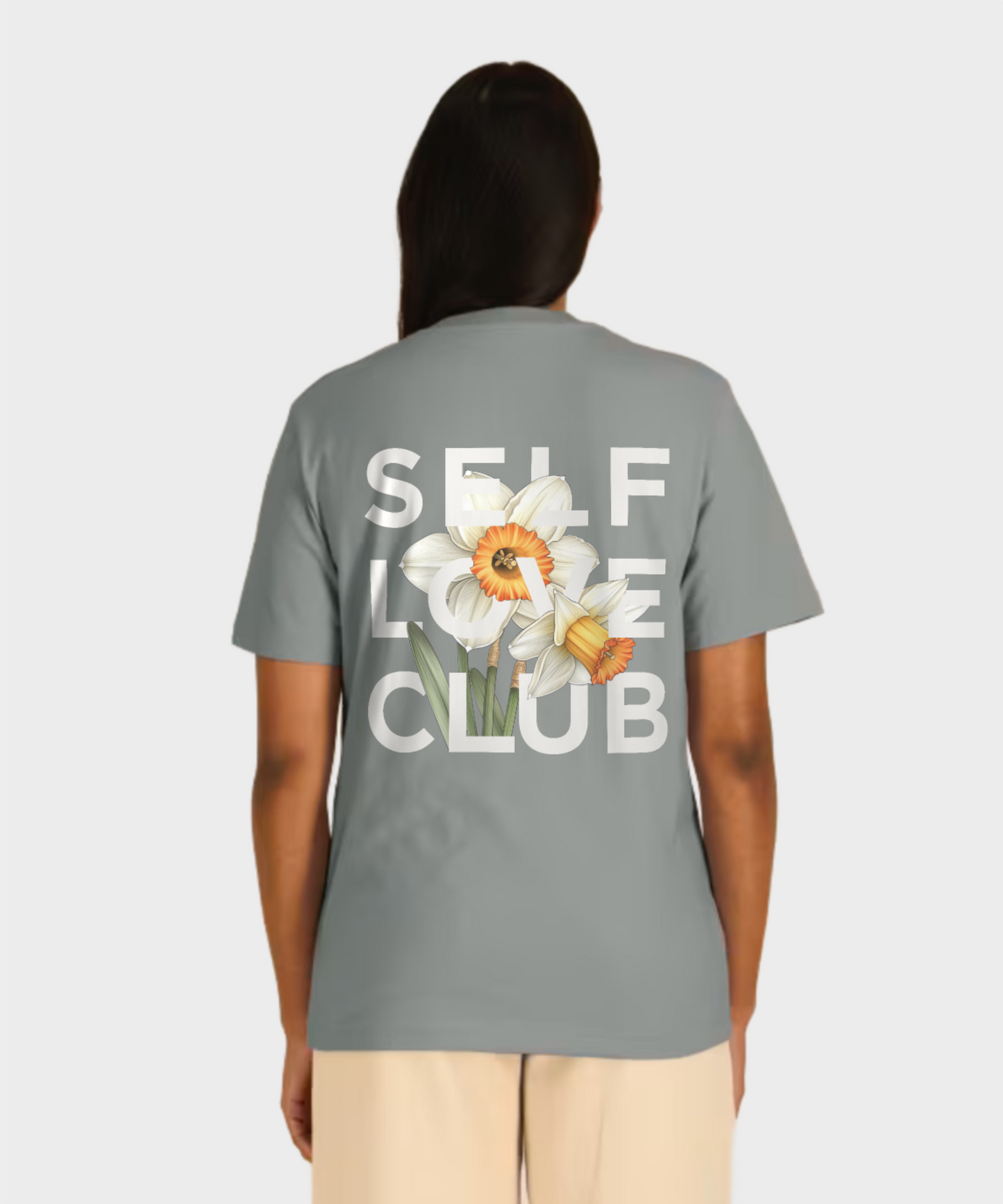 Self Love Club T-Shirt Daffodil (White)