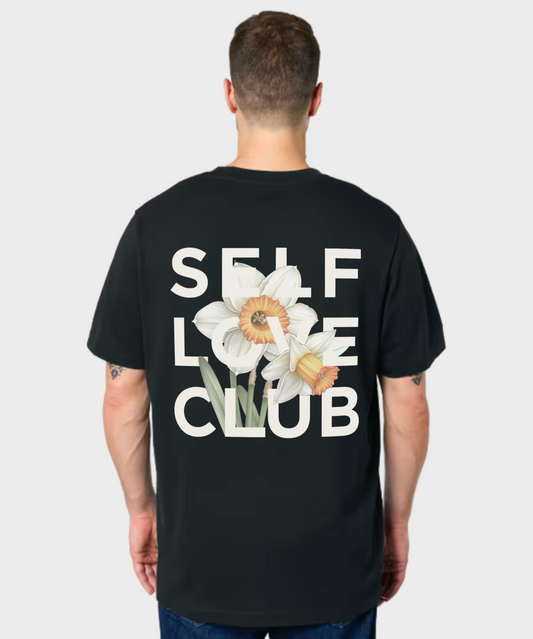 Self Love Club T-Shirt Daffodil (Black)