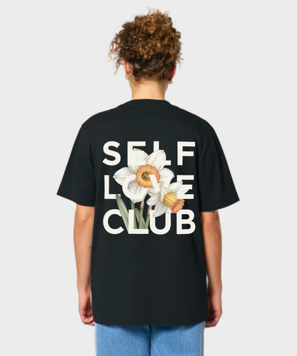 Self Love Club T-Shirt Daffodil (Black)