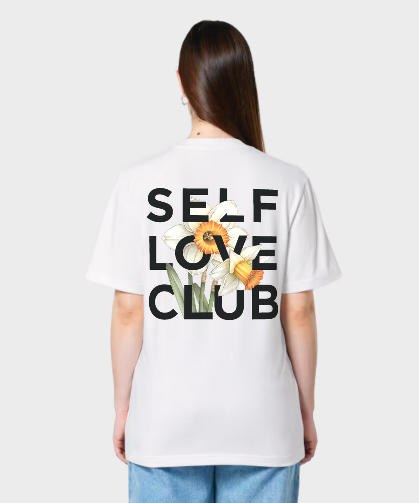 Self Love Club T-Shirt Daffodil (White)