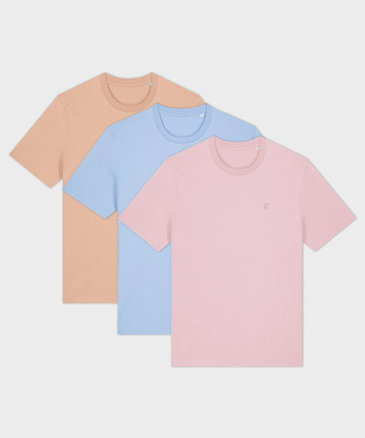 Summer Crew Neck T-Shirt 3-Pack
